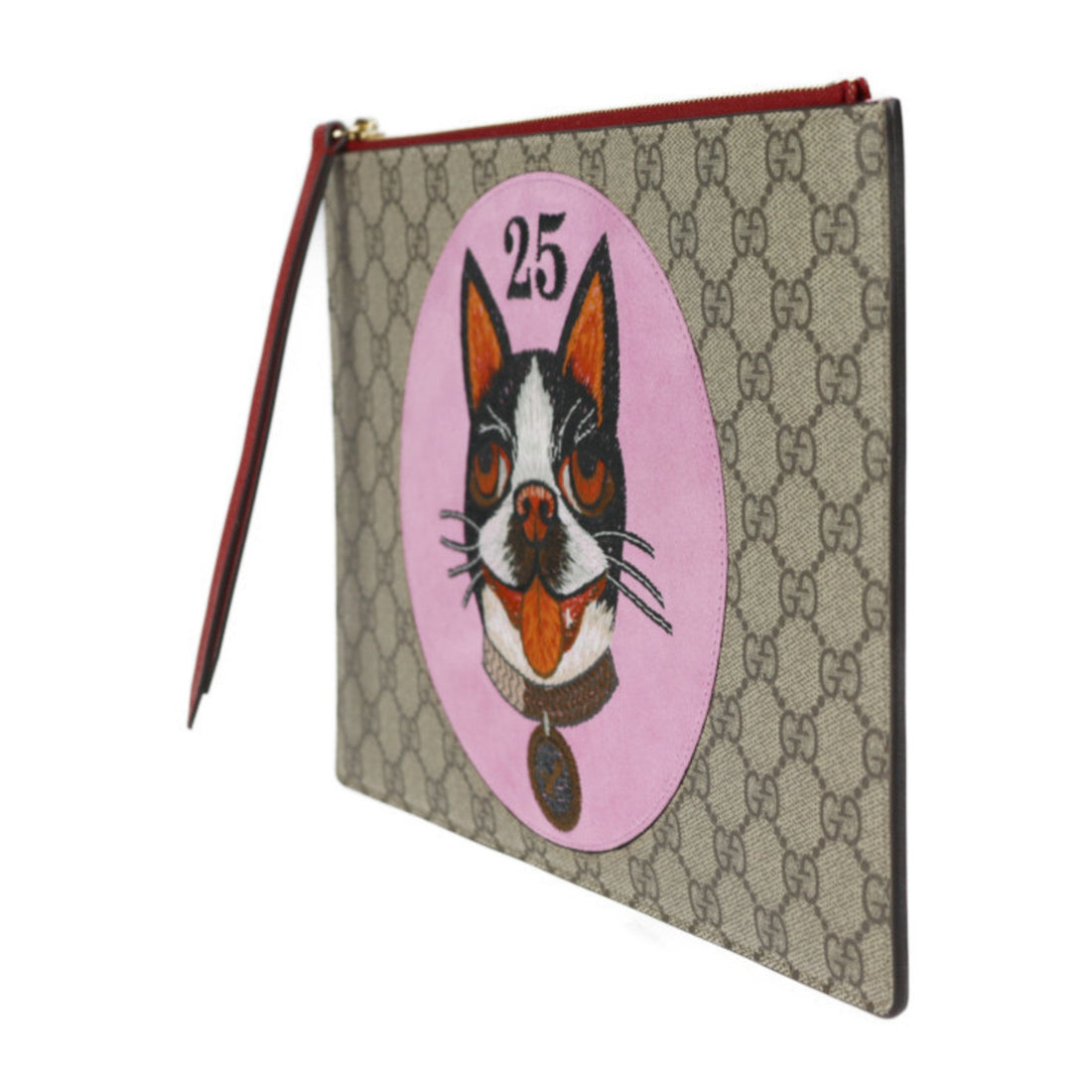 Gucci    Color Gg Supreme Clutch Bag