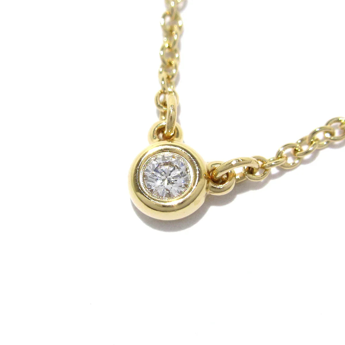 18K Rose Gold Diamond By The Yard Necklace