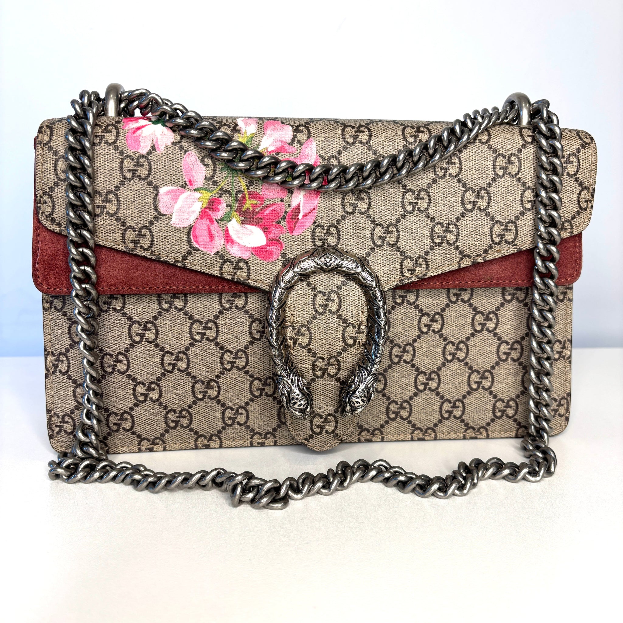 Gucci Dionysus GG Blooms Supreme Shoulder Bag Preloved