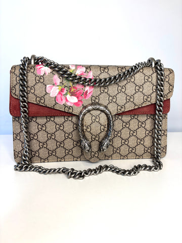 Gucci Dionysus GG Blooms Supreme Shoulder Bag Preloved