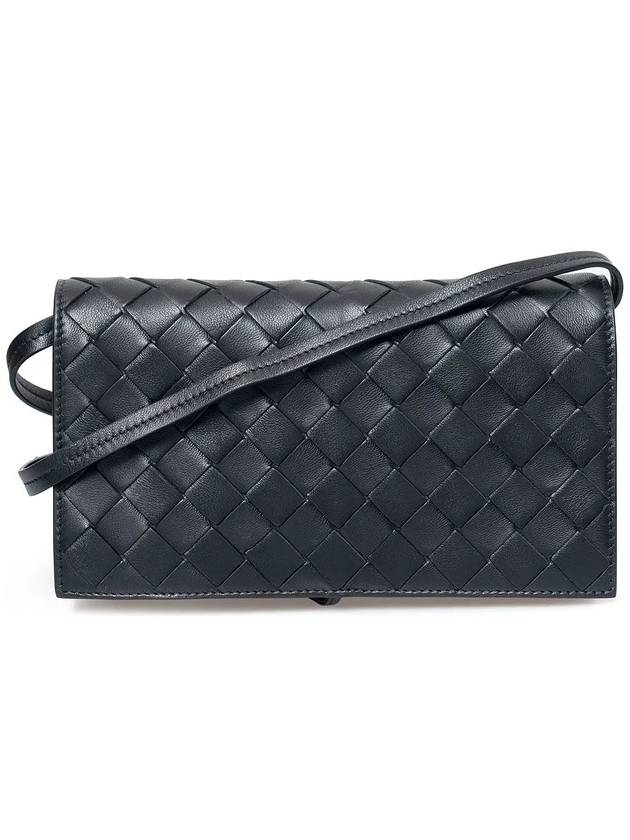 Bottega Veneta Intrecciato Mini Cross Bag Black