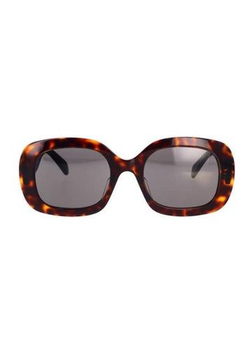 CELINE Eyewear Triomphe 10 Acetate Sunglasses Tortoise