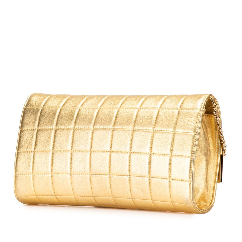 Chanel Choco Bar Lambskin Shoulder Bag