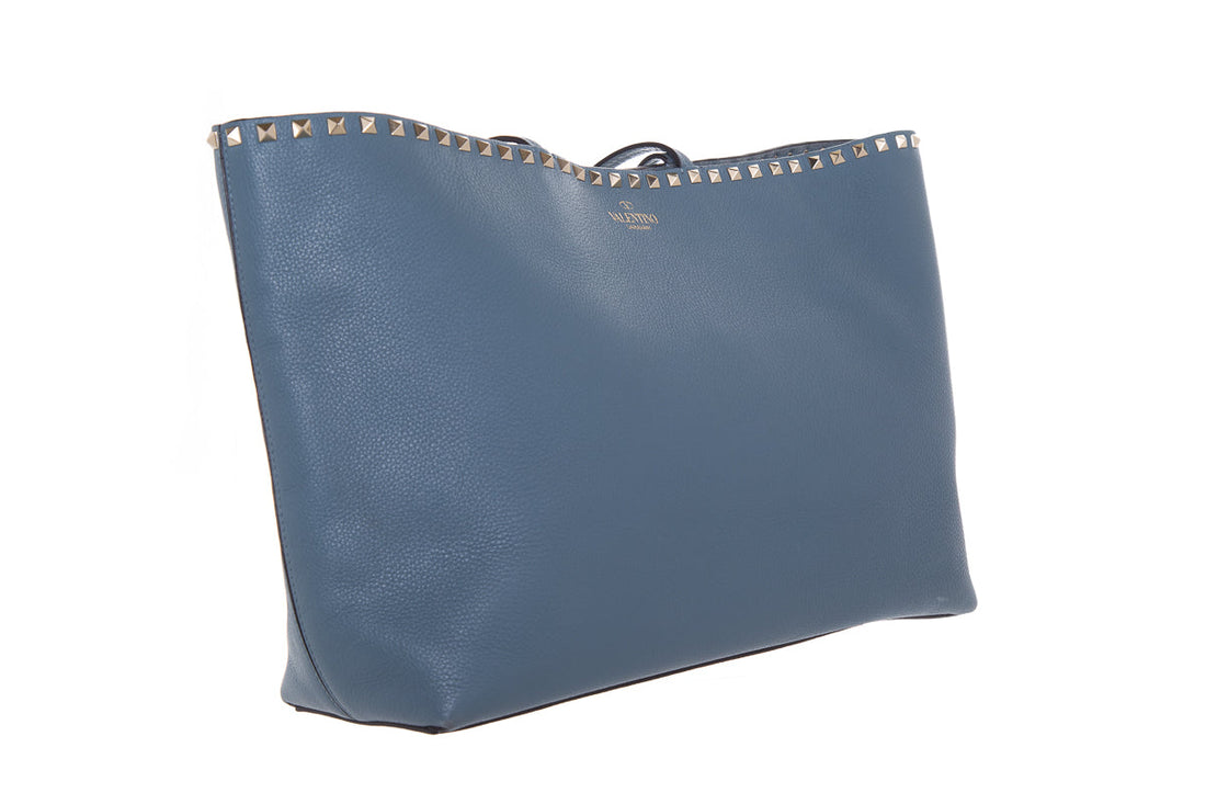 Valentino Blue Leather Tote