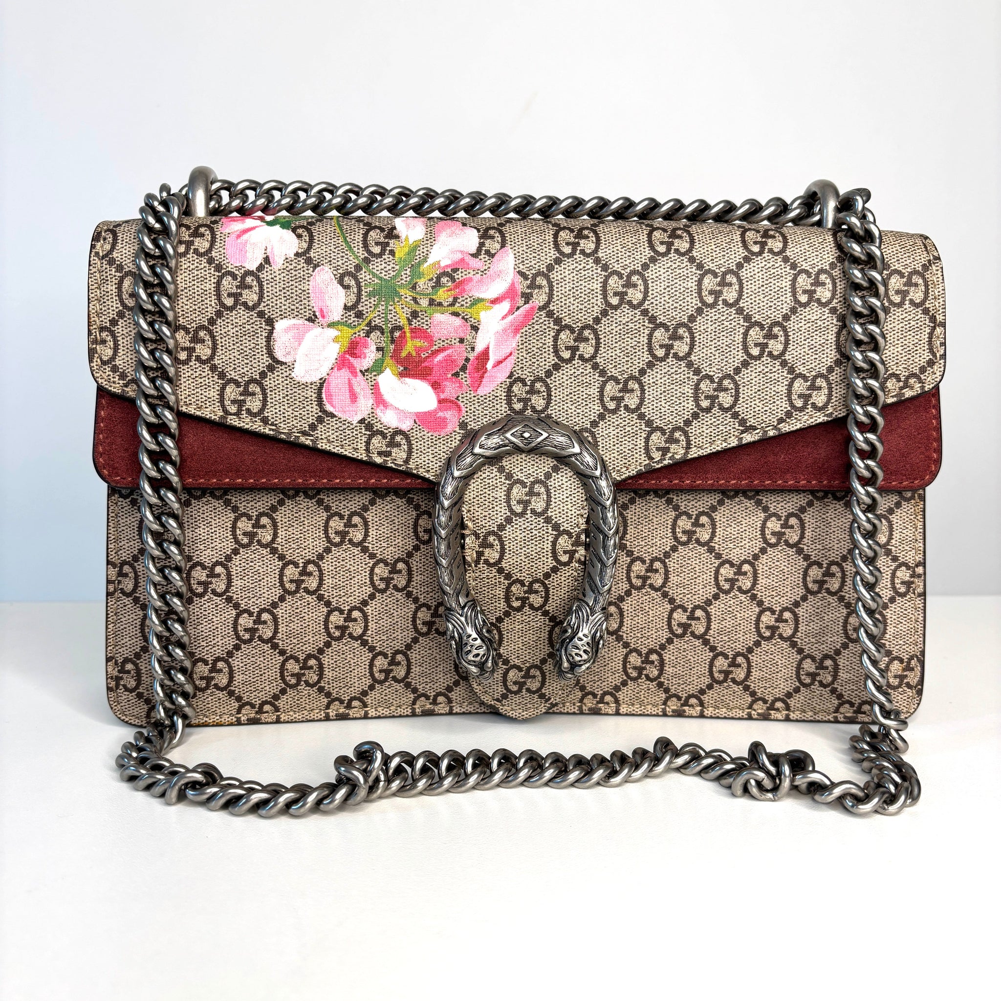 Gucci Dionysus GG Blooms Supreme Shoulder Bag - Preloved