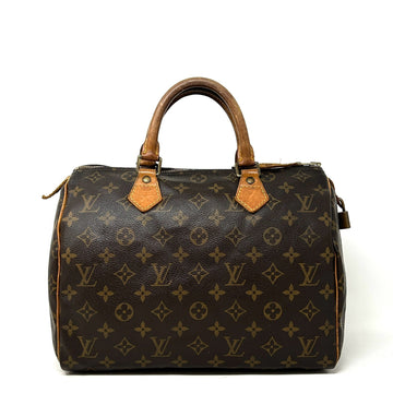 Louis Vuitton Speedy 30 Brown LV Monogram Coated Canvas Handbag