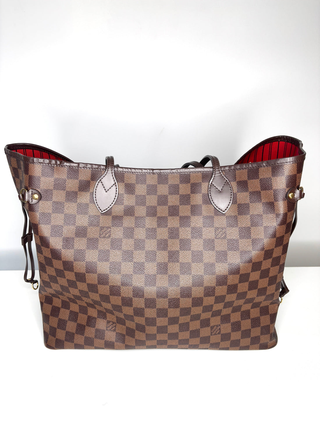 Louis Vuitton Neverfull GM Damier Ebene Tote Shoulder Bag