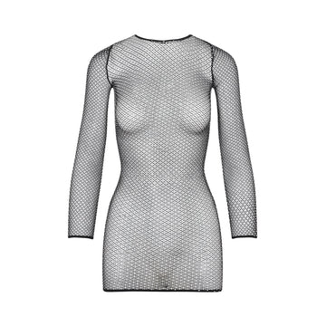 BALENCIAGA Crystal Mesh Mini Top for Women
