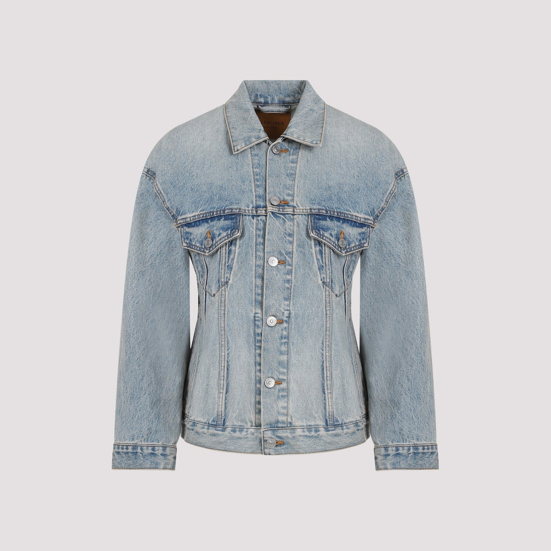 BALENCIAGA Hourglass Denim Jacket for Women