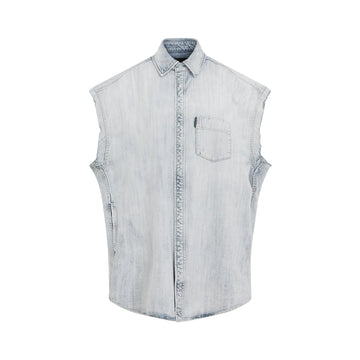 BALENCIAGA Stunning Ripped Sleeve Shirt for Men - Fall Winter 24/25