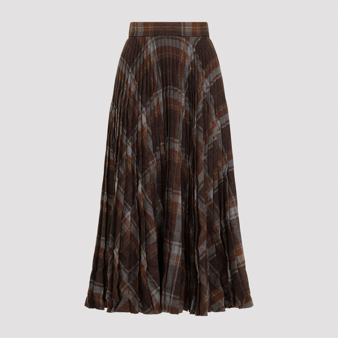 BALENCIAGA Elegant Wool Mini Skirt for Women