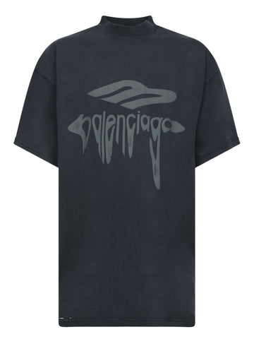 BALENCIAGA Oversized Black T-Shirt