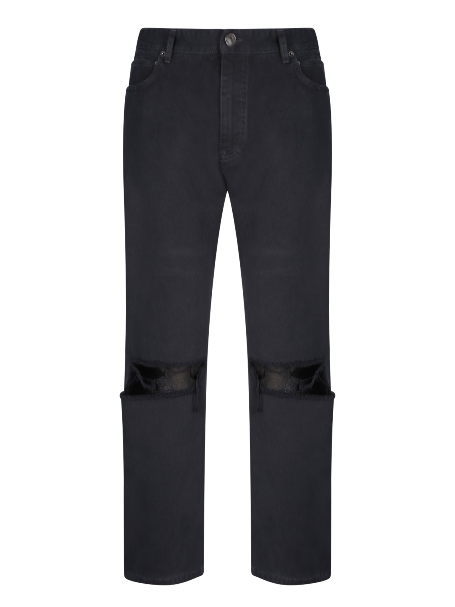 BALENCIAGA Timeless Black Trousers for Men - Perfect for Any Occasion