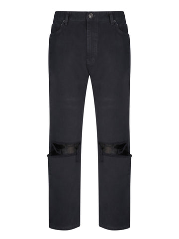 BALENCIAGA Timeless Black Trousers for Men - Perfect for Any Occasion