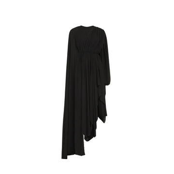 BALENCIAGA Asymmetric Hem Crepe Dress