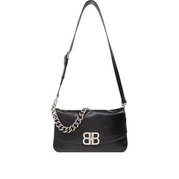 BALENCIAGA Chic Soft Medium Flap Handbag