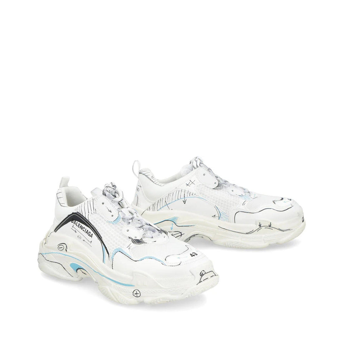 BALENCIAGA Triple S Walking Sneaker for Men