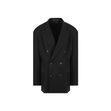 BALENCIAGA Chic Slim Fit Wool Jacket for Women