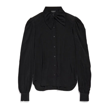 BALENCIAGA Chic Bow Blouse