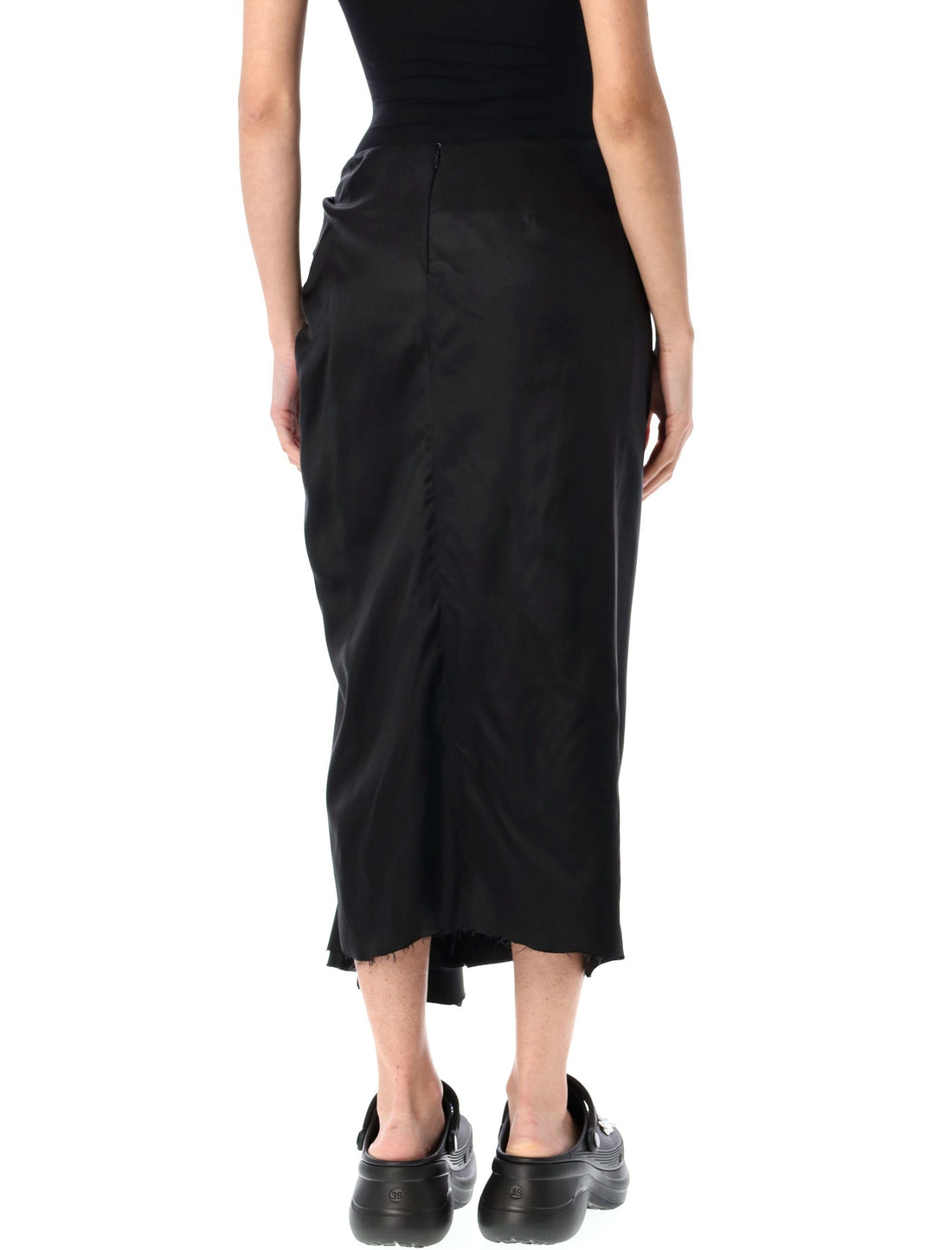 BALENCIAGA Draped Midi Skirt - Size 36