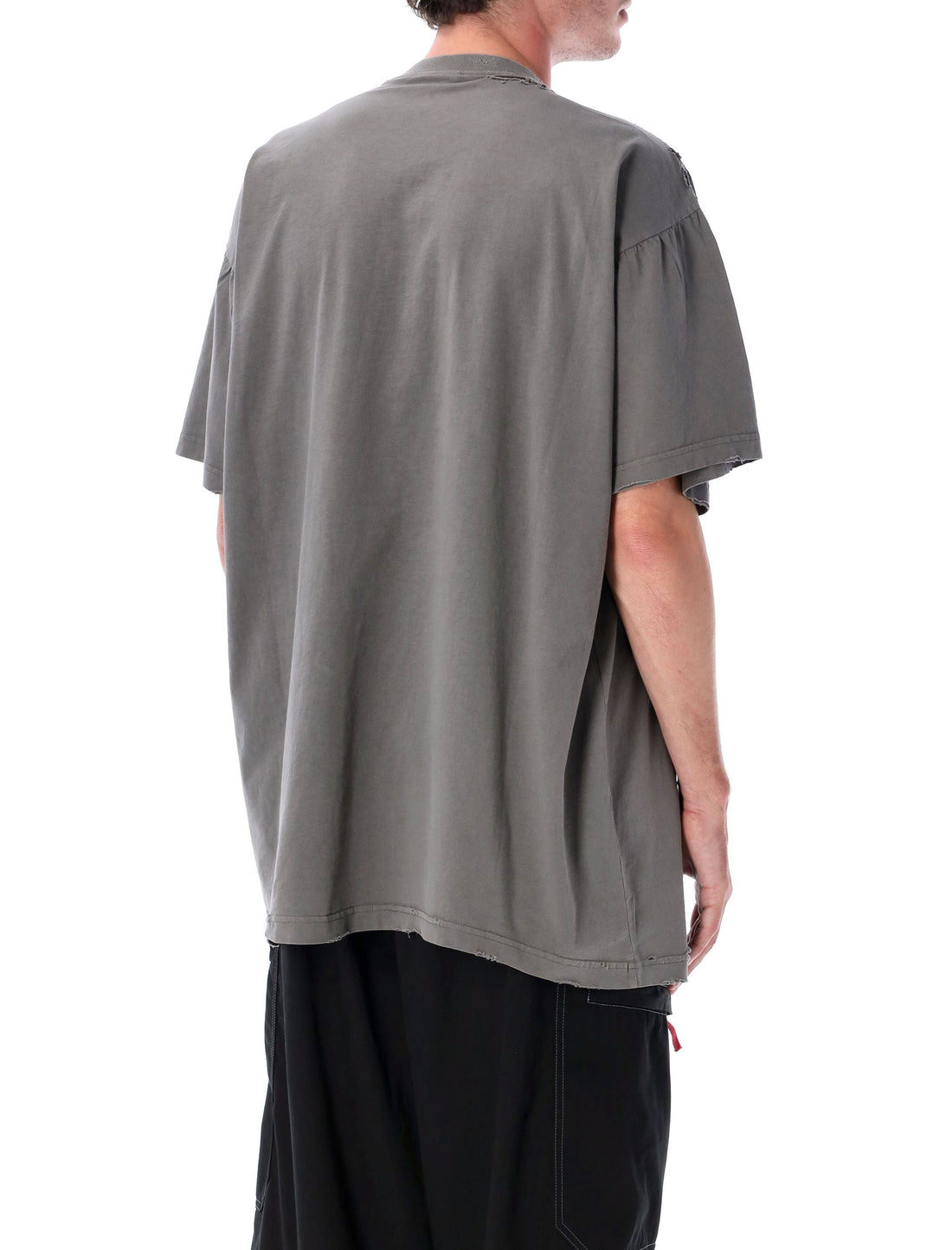 BALENCIAGA Asymmetrical Human Being Shifted T-Shirt