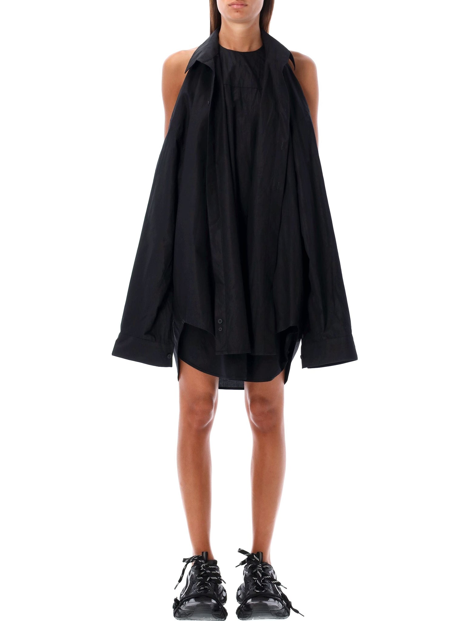 BALENCIAGA Oversized Suspended Dress Size 36