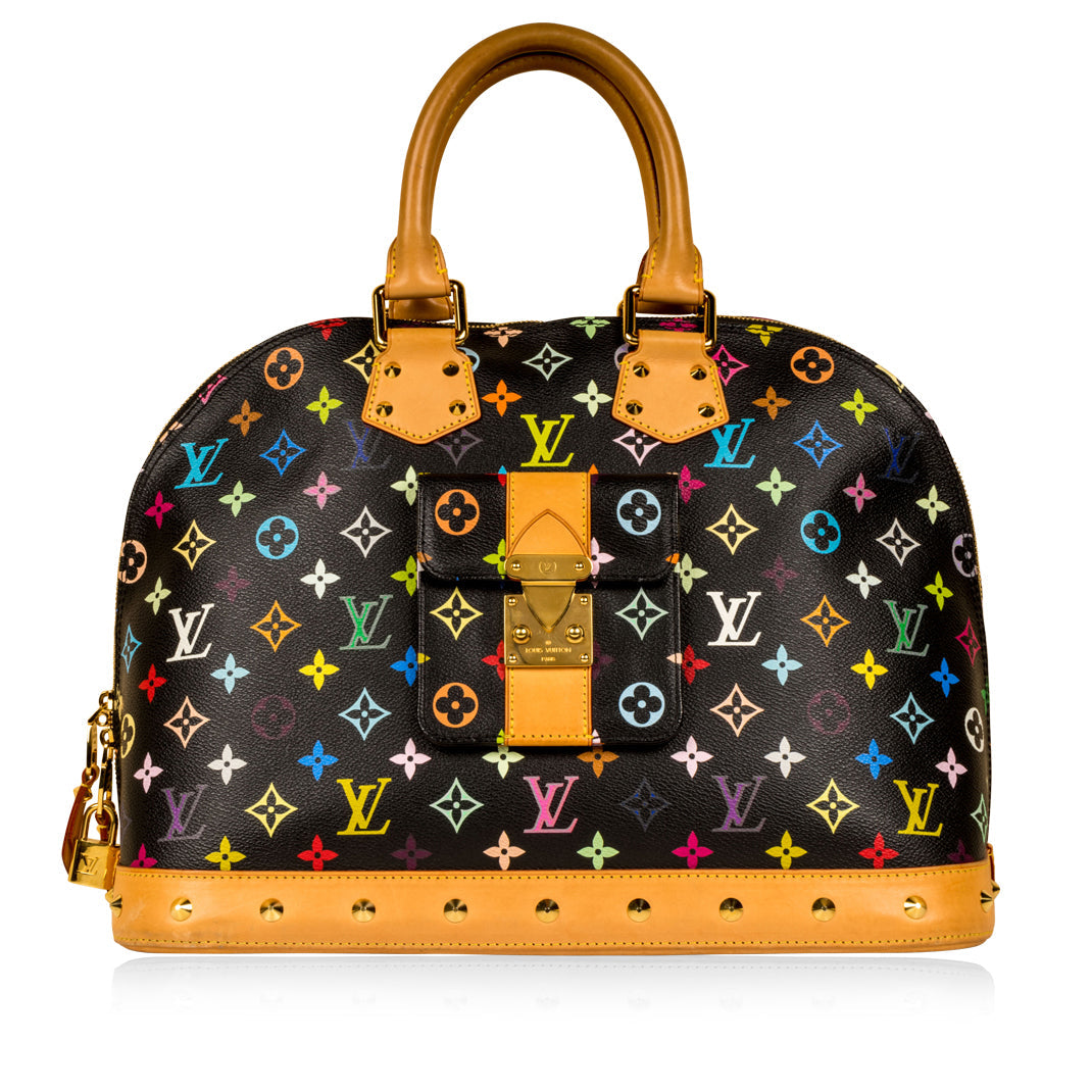 Louis Vuitton Alma GM Murakami Multicolore Black