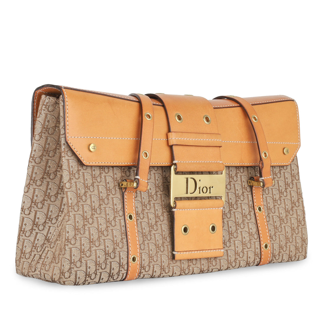 Christian Dior Vintage Oblique Shoulder Bag