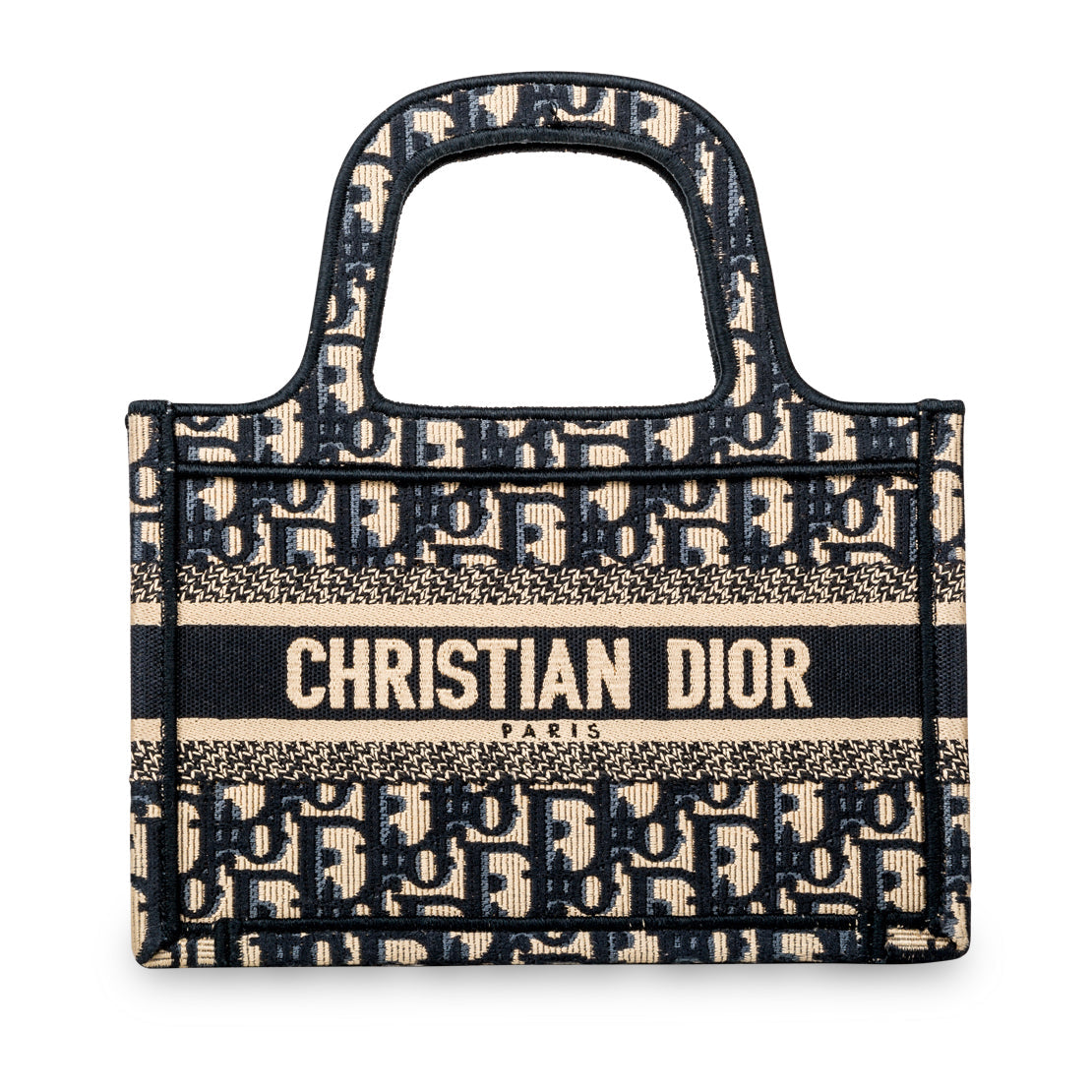 Christian Dior Mini Book Tote Oblique Canvas