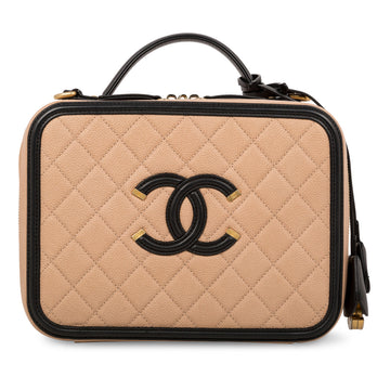 Chanel Large CC Filigree Vanity Case
