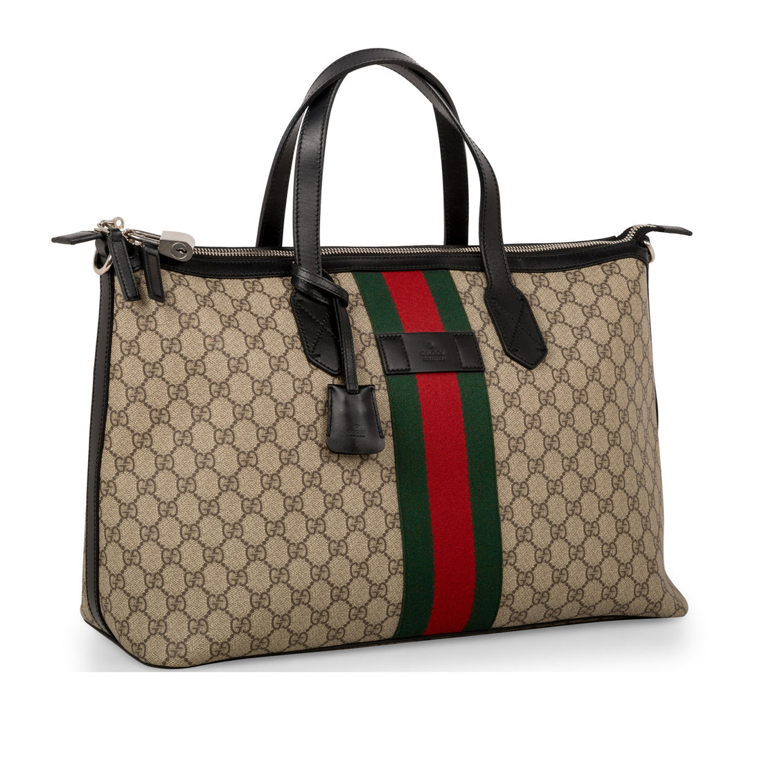 Gucci GG Supreme Canvas Carryall Boston Bag