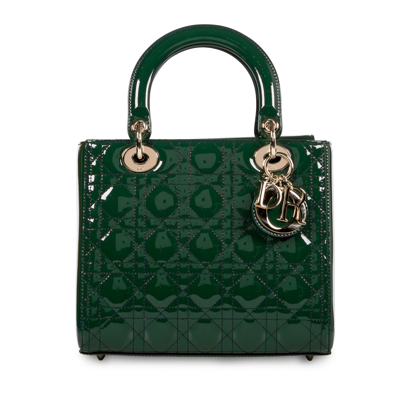 Christian Dior Lady Dior Medium Patent