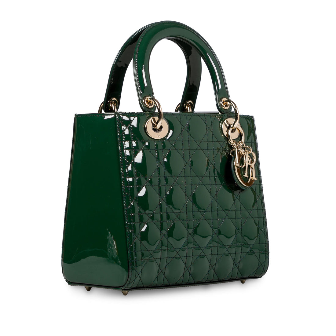 Christian Dior Lady Dior Medium Patent