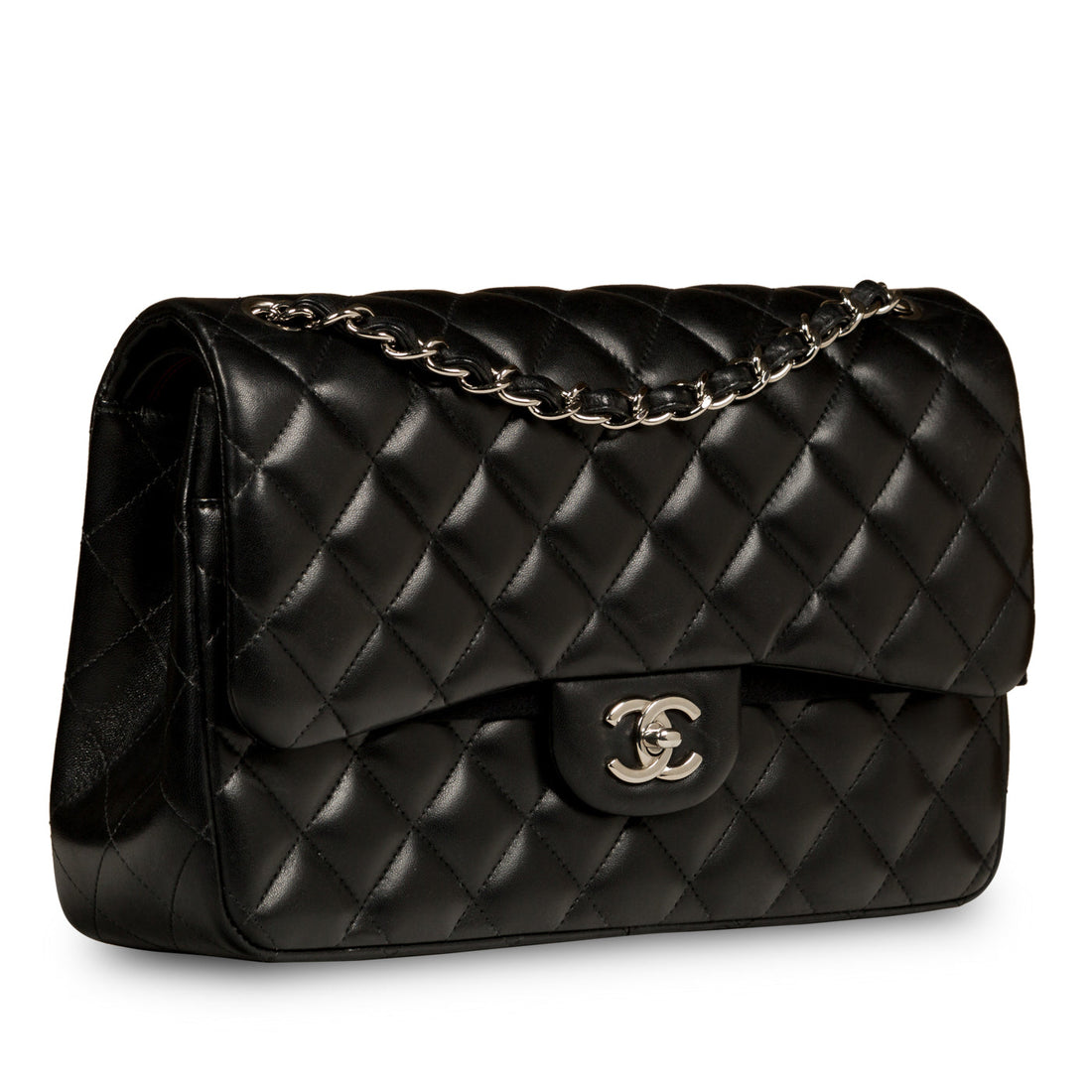 Chanel Classic Flap Bag Jumbo SHW