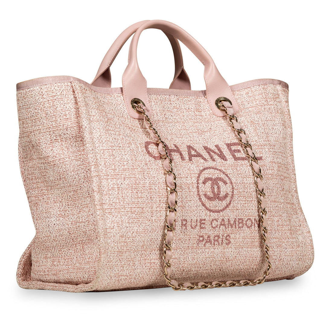 Chanel Deauville Tote Mixed Fabrics