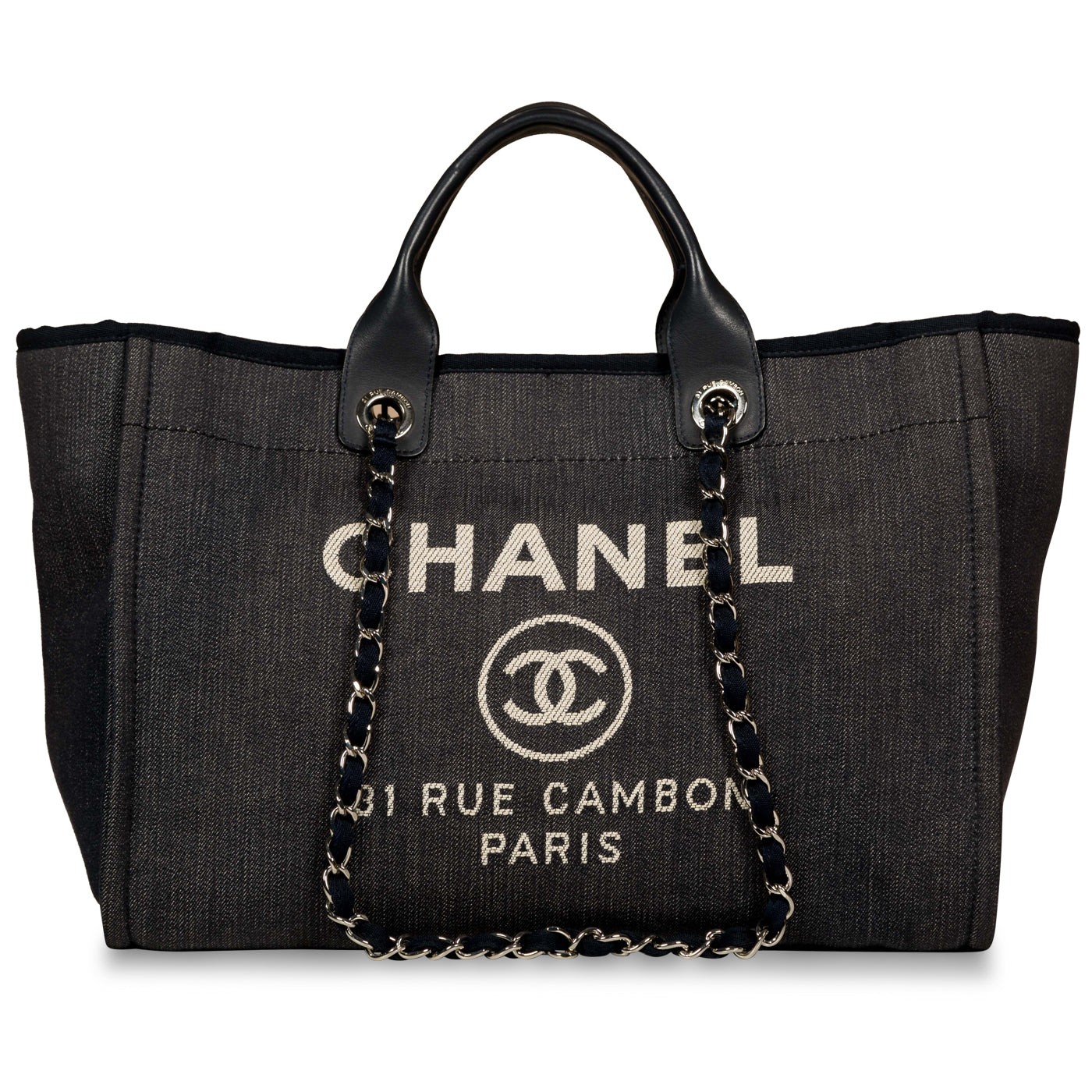 Chanel Deauville Tote Denim