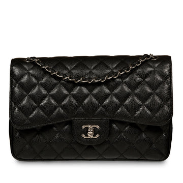 Chanel Classic Flap Bag Jumbo SHW