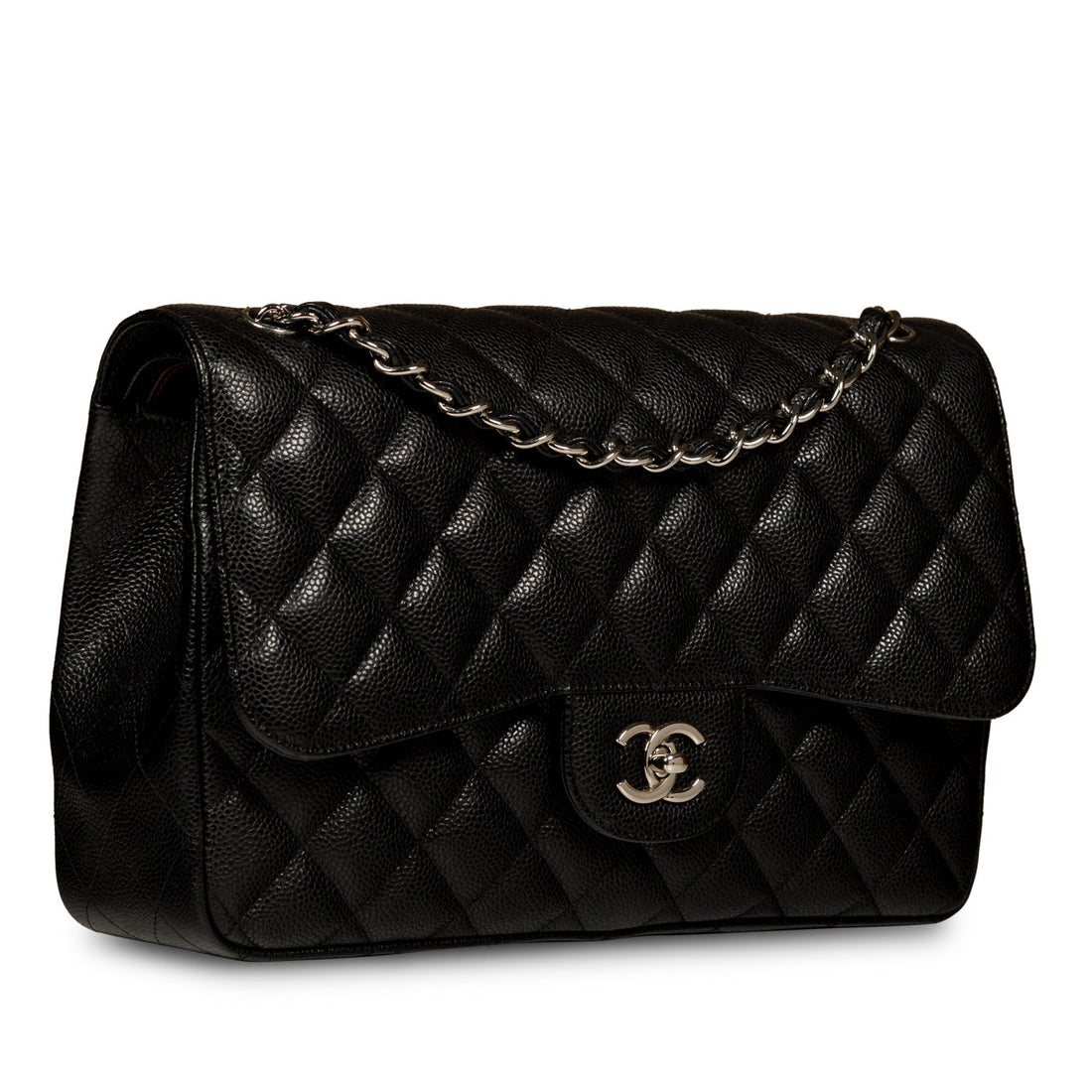 Chanel Classic Flap Bag Jumbo SHW