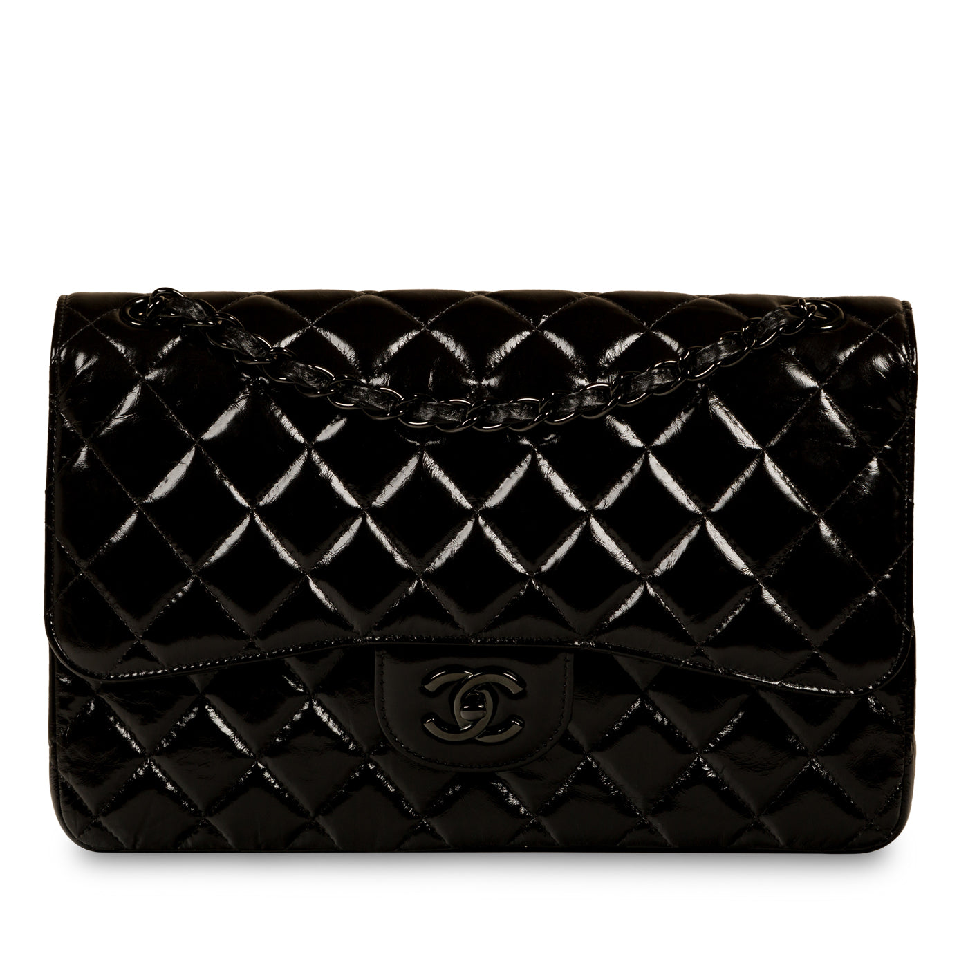 Chanel Classic Flap Bag Jumbo So Black