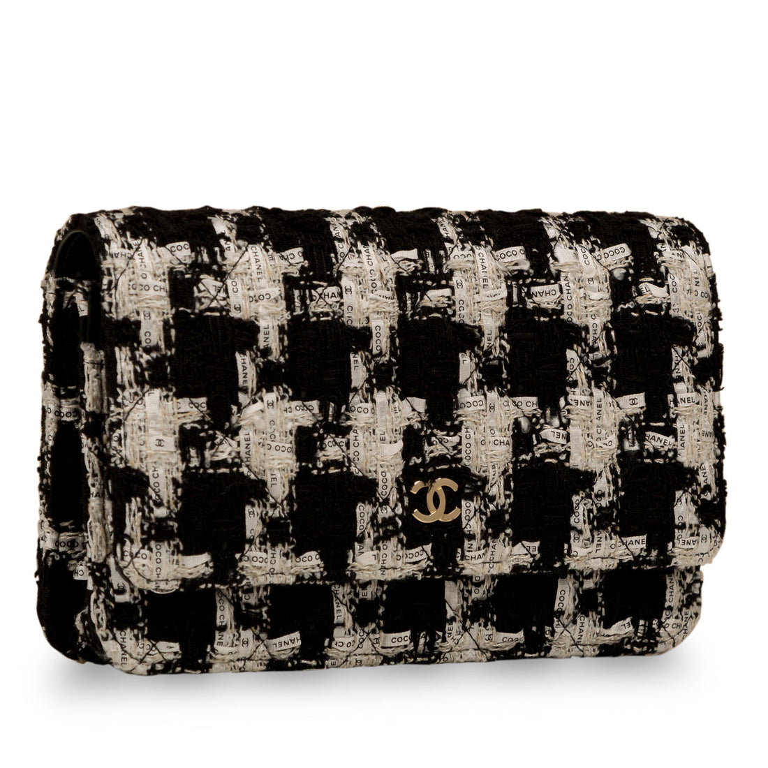 Chanel Wallet on Chain Tweed/Ribbon 20C