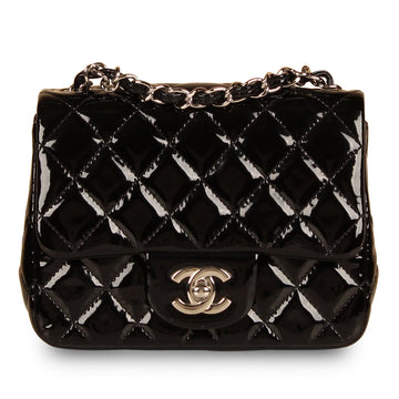 Chanel Classic Flap Bag Mini Square Patent