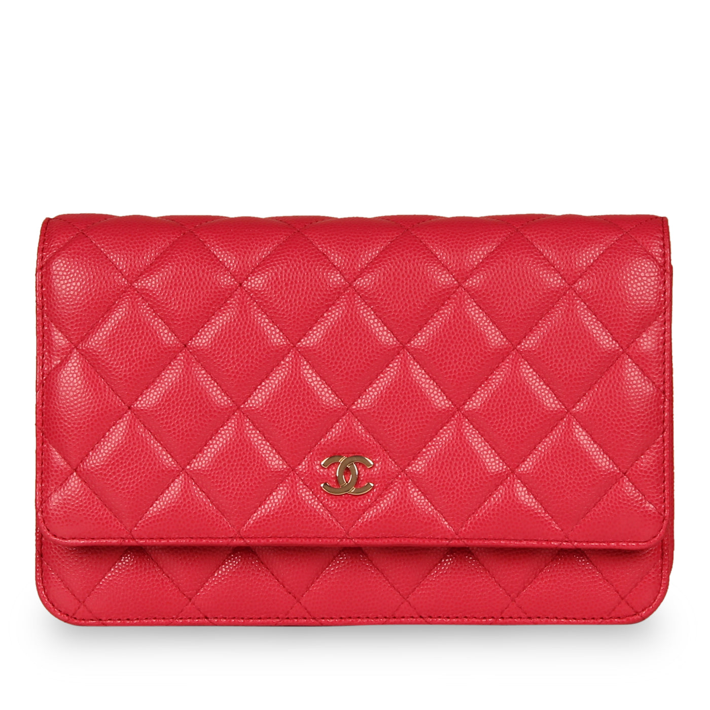 Chanel Classic Wallet on Chain Pink Caviar