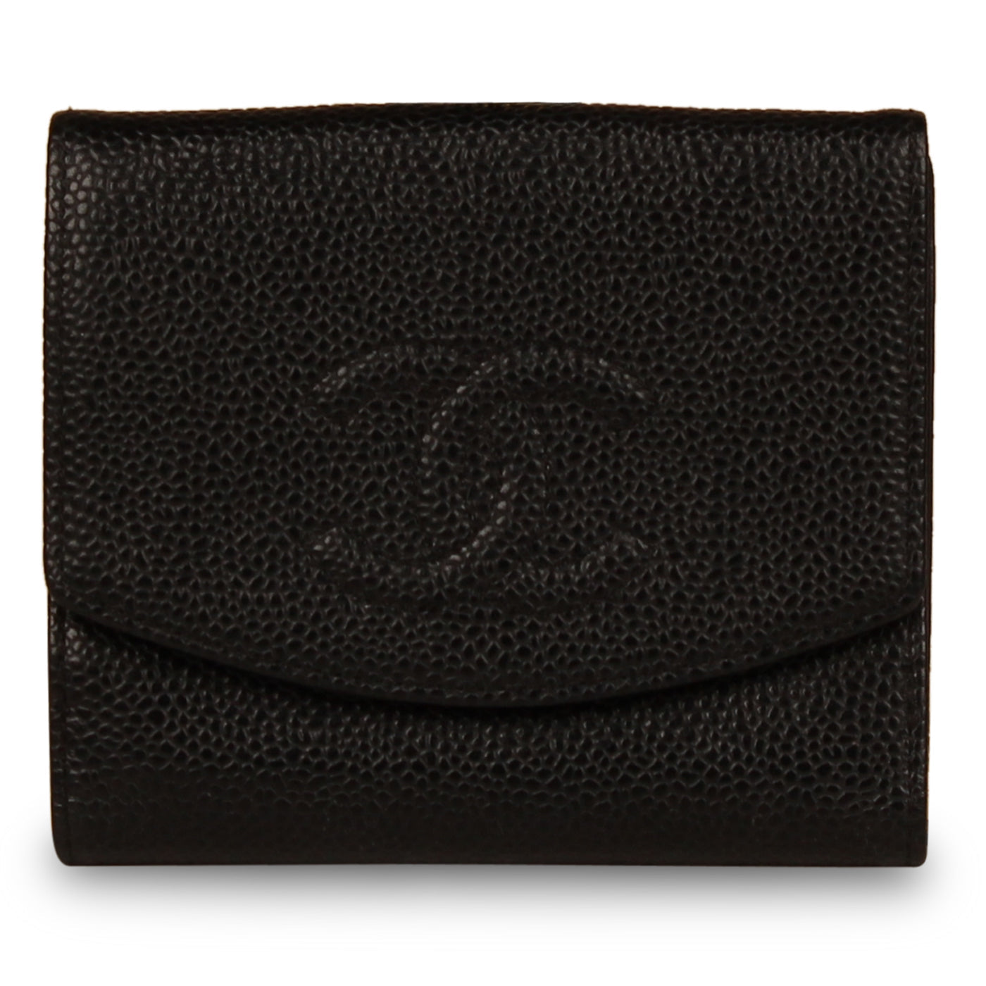 Chanel Vintage Classic Wallet Black Caviar