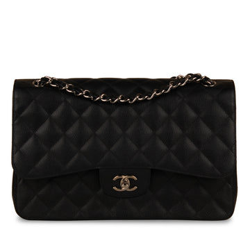 Chanel Classic Flap Bag Jumbo SHW