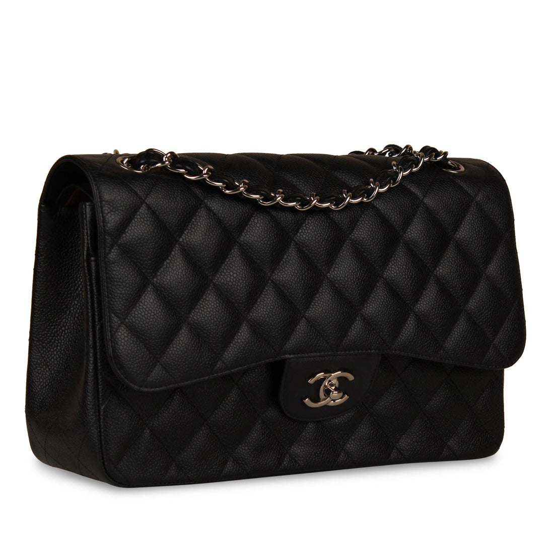 Chanel Classic Flap Bag Jumbo SHW