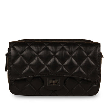 Chanel O-Case Re-Issue Crossbody Black calfskin