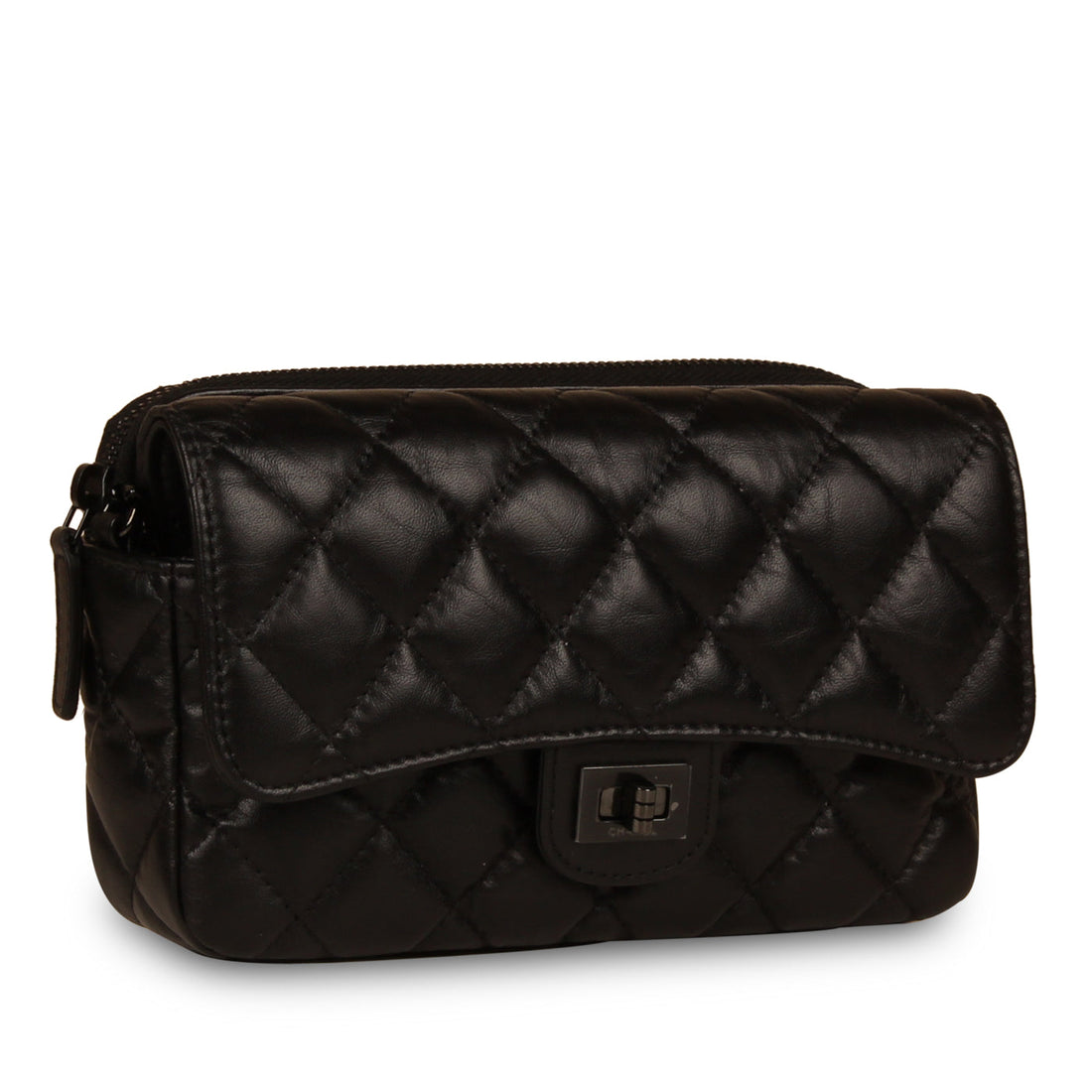 Chanel O-Case Re-Issue Crossbody Black calfskin