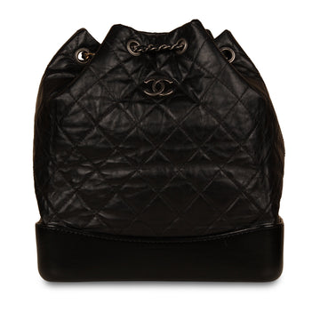 Chanel Gabrielle Leather Backpack Small