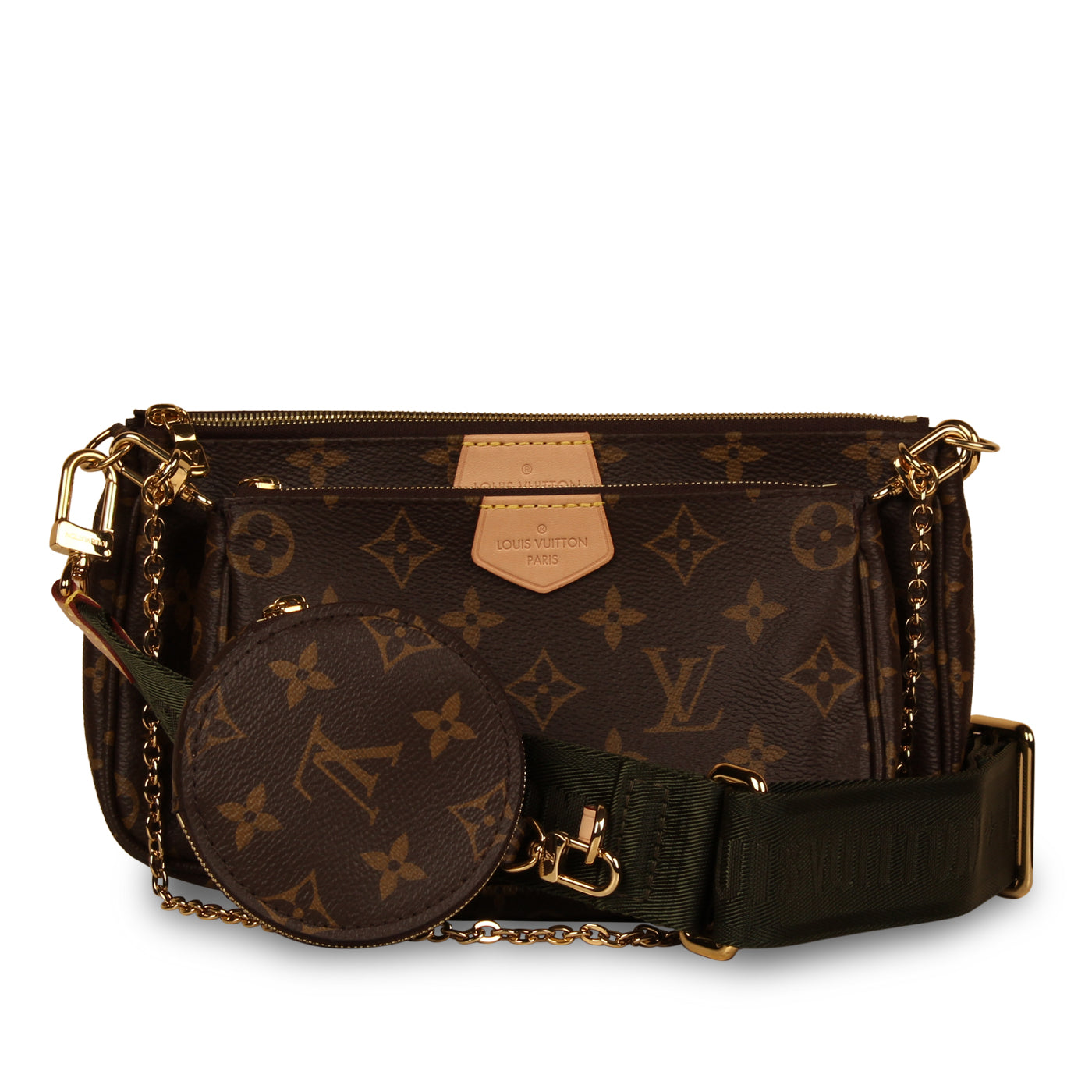 Louis Vuitton Multi Pochette Accessoires Khaki
