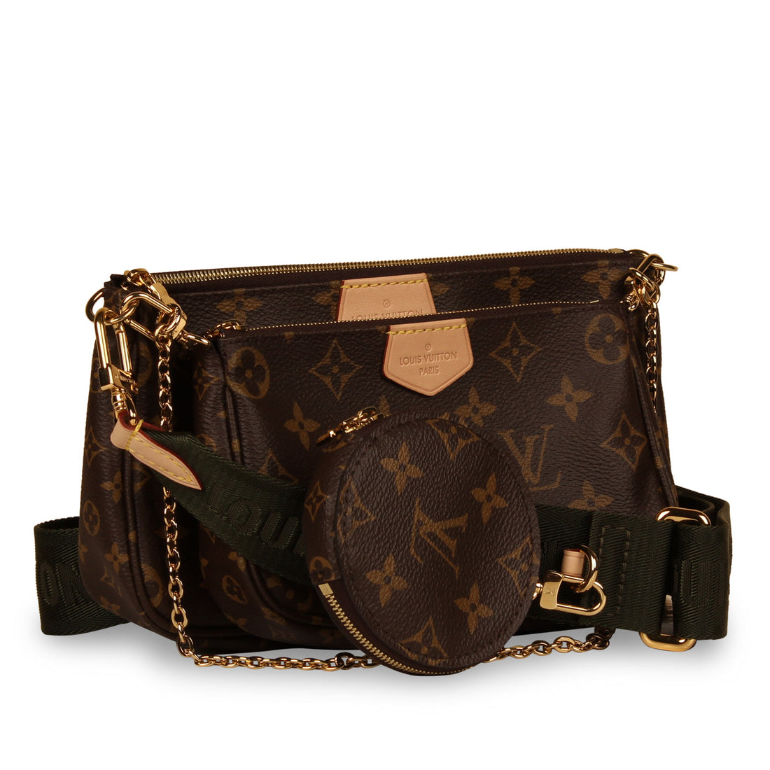 Louis Vuitton Multi Pochette Accessoires Khaki